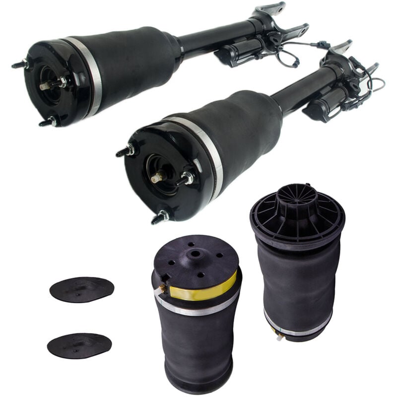 Maxpeedingrods - 2 x Suspension Pneumatique Arrière + 2x Amortisseurs Avant for Mercedes W164 Ml