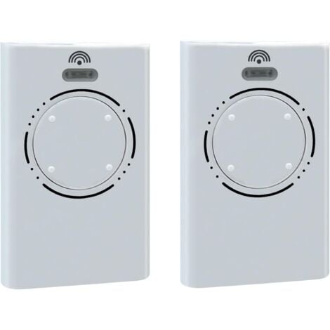 2 x Télécommande XT4 868 SLH 787010 4 Canaux Blanc Portes de Garage Motorisation Portail Garantie de 3 Ans