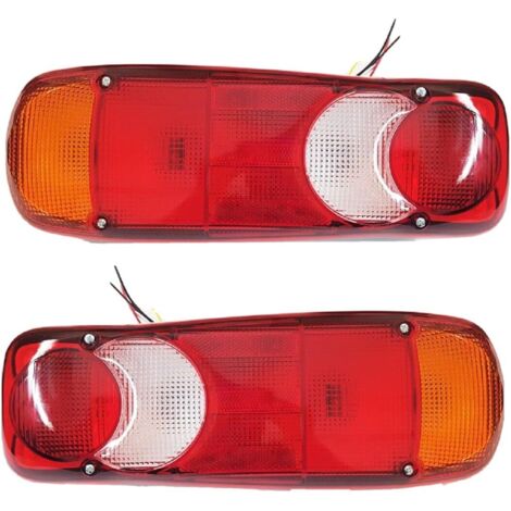 2 x trasera recuperación 12 V 24 V luces para chasis de camión camión remolque Caravan para hombre