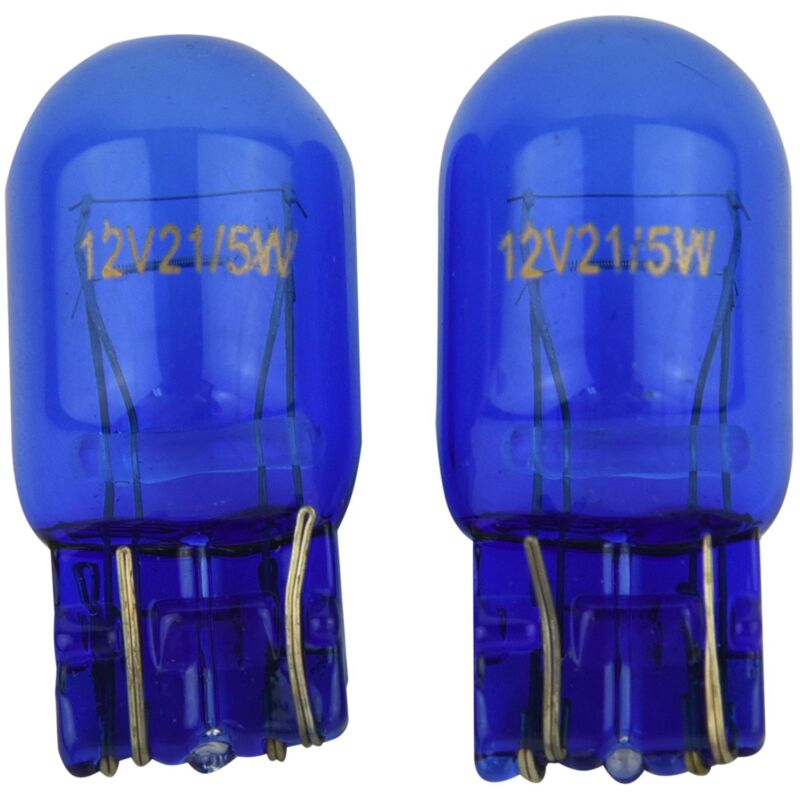 Image of Tlily - 2 x W21 5W T20 580 Seitenlicht mit Filamenten 7443 Super hid Xenon-Birnen 6000K