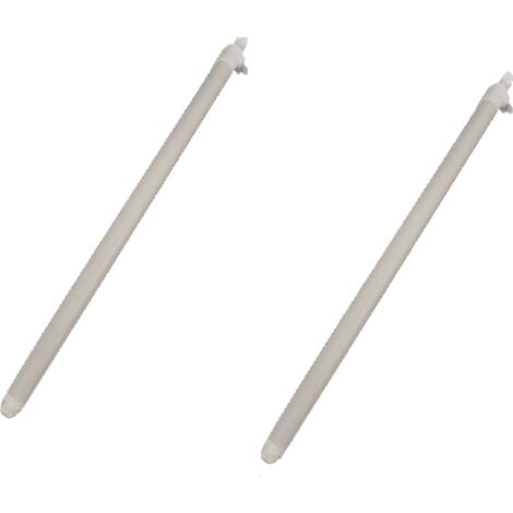 2 x Windbreak Tension Rods - Adjustable Straighten Stretch Bar