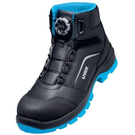 2 xenova® Stiefel S3 schwarz, blau Weite 11 Größe 44  9569244