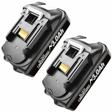 2 xFür Makita  Akku 18V 3.0Ah Li-ion BL1850 BL1860B BL1840 BL1830B BL1815