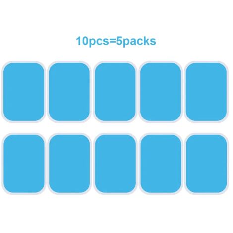 20/10 électrodes en gel pour stimulation musculaire EMS, patchs auto-adhésifs pour appareil de massage abdominal, compatible avec l'appareil électrique Emsculpt  05314-AquaForge