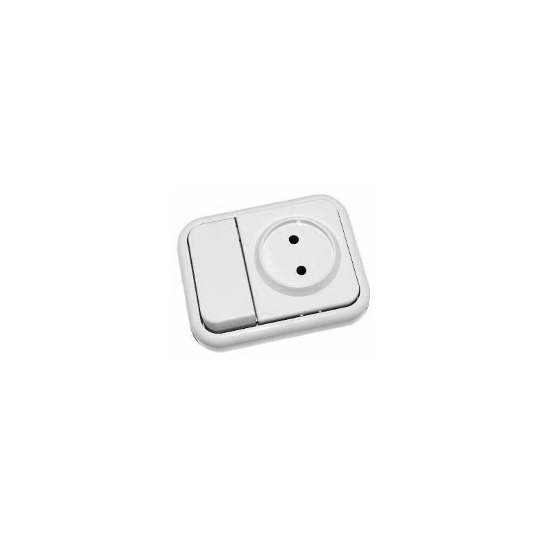 

Conmutador + base blanco serie Kristal 16A ( 20-318-05-2) - Fontini