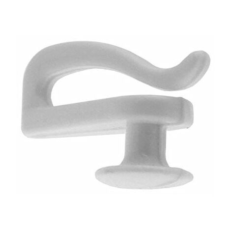 20 Agrafes pour pose Latérale - Blanc - 14x8