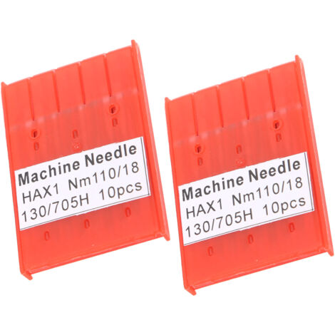 20 aiguilles universelles pour machine à coudre, boîte de rangement incluse, outils de couture ménagers pour tailleur