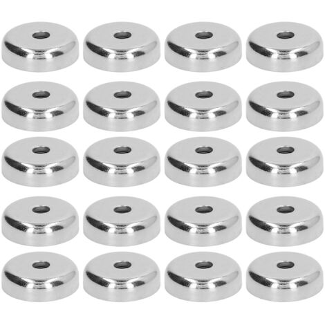 20 aimants puissants en néodyme avec trous fraisés, pour bricolage et projets créatifs, charge 5 kg