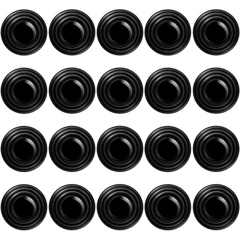 20 amortiguadores de goma para puertas de coche, sellos amortiguadores, piezas anticolisión, accesorios