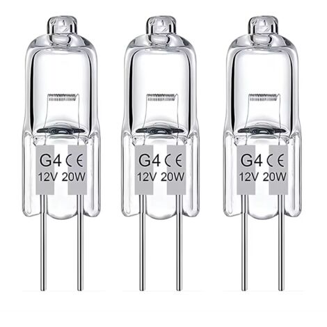 20 ampoules halogènes G4 20W 12V, pack de 20 - Éclairage puissant et durable