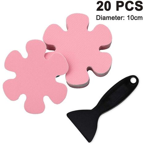 20 autocollants antidérapants pour baignoire, autocollants antidérapants pour bandes de douche