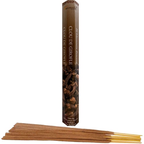 20 bâtonnets d'encens aromatika senteur clou de girofle