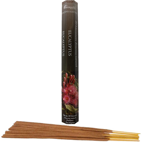 20 bâtonnets d'encens aromatika senteur eucalyptus