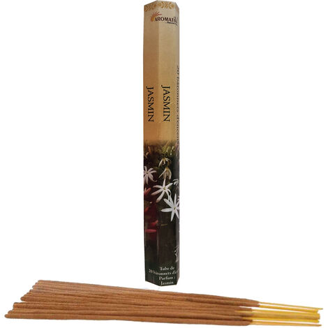 20 bâtonnets d'encens aromatika senteur jasmin