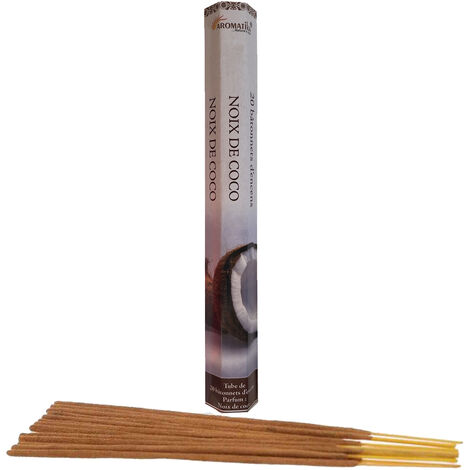 20 bâtonnets d'encens aromatika senteur noix de coco