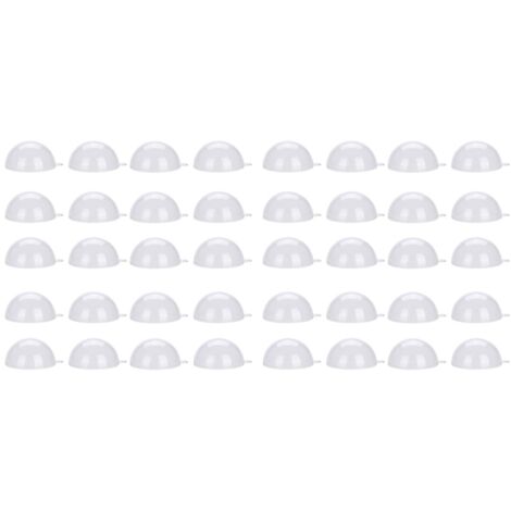 20 befüllbare, transparente Kunststoffkugeln als Weihnachts- und Hochzeitsornamente (10 cm)
