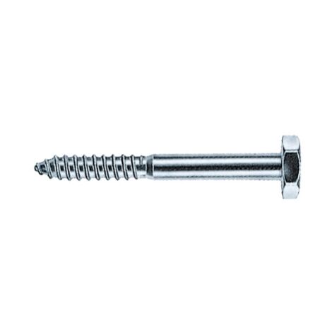 20 boulons d&39ancrage pour bois Boulon A  tA te hexagonale en acier galvanisA  8x60 mm