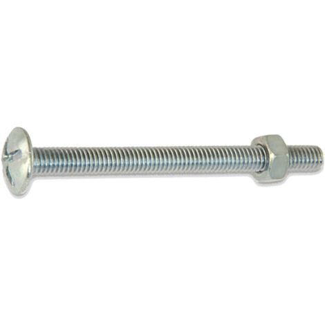 20 Boulons Poeliers Zingués 5.0 X 20 mm