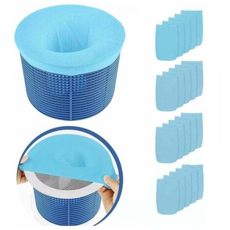 20 calcetines reutilizables superelásticos para piscina, para cesta de bomba de spa