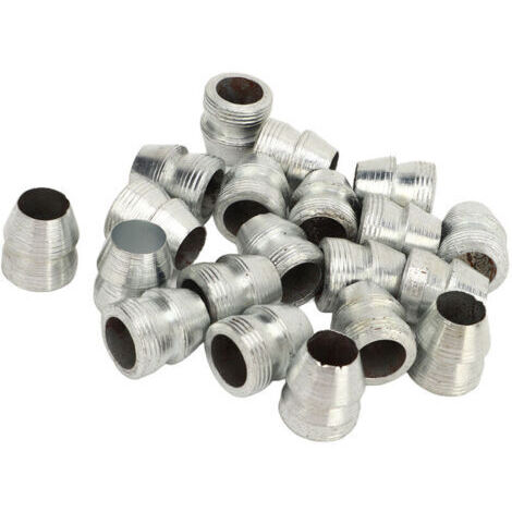 20 Cales en Acier pour Manche de Hache et Maillet, 16mm - Renfort de Sécurité pour Manche Rond (Lot de 20)