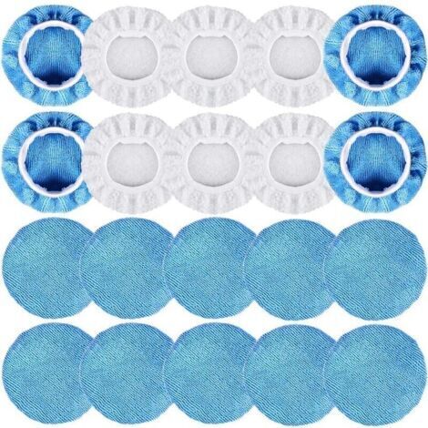 20 capuchons de polissage 125 mm-150 mm - Capuchon de polissage élastique pour polisseuse automobile