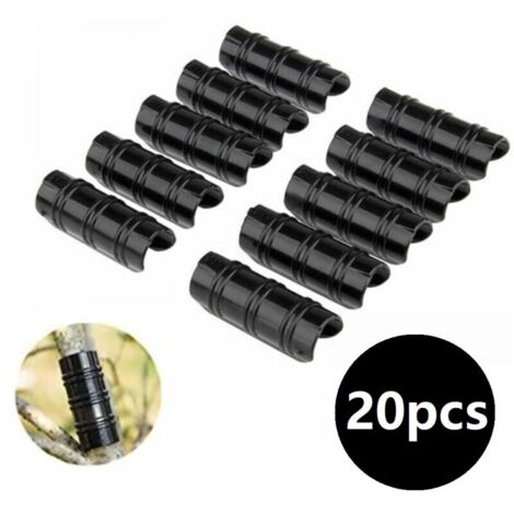 20 clip per serre da 19 mm, clip per tubi da giardino per fissare coperture, pellicole e piante nelle serre da giardino