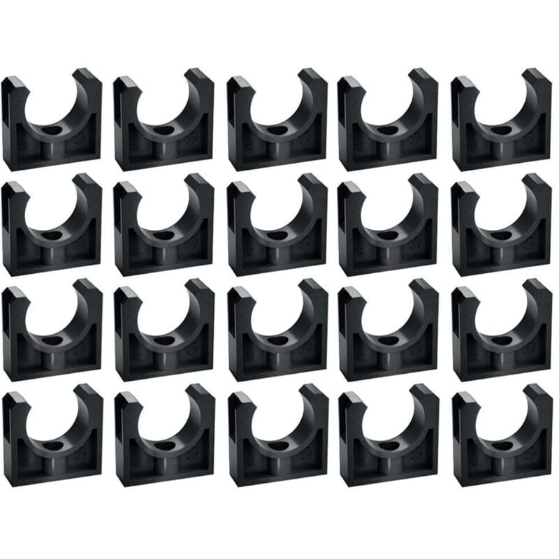 Plasson - 20 clips de fixation tube de 25