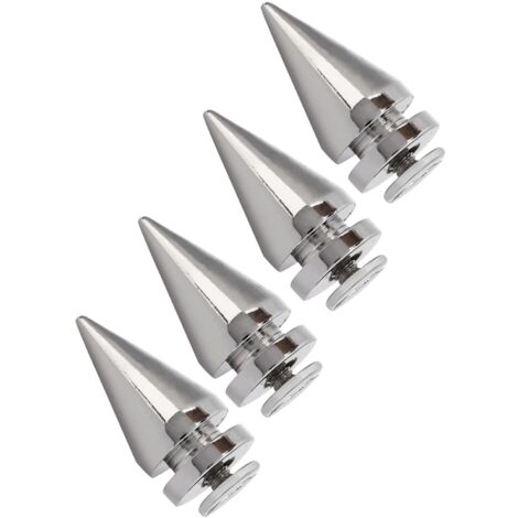 20 Clous en Métal Argenté 10x20mm pour Ceintures en Cuir et Accessoires de Mode