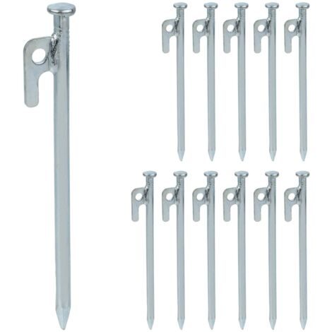 20 cm tent pegs set of 12