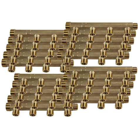 20 Collecteurs mâle femelle 3/4" (20/27) - 4 départs 1/2" (15/21) - Entraxe 50 mm - Arcanaute