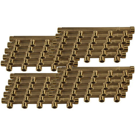 20 Collecteurs mâle femelle 3/4" (20/27) - 5 départs 1/2" (15/21) - Entraxe 50 mm - Arcanaute