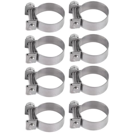 20 colliers de serrage mini inox pour tuyauterie auto, pétrochimie et pharmaceutique, diamètre 18-20mm