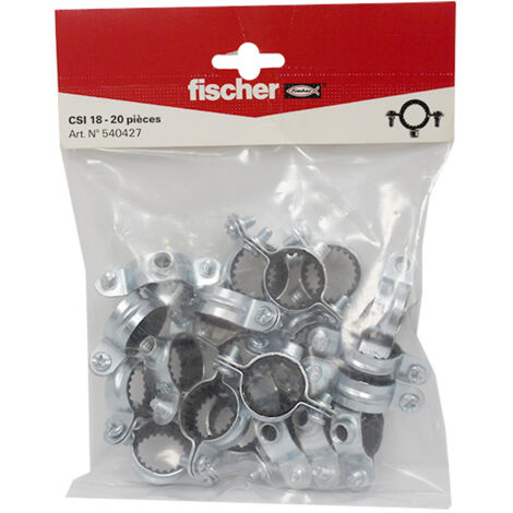 20 colliers simple isophonique 7x150 Ø18 - Fischer