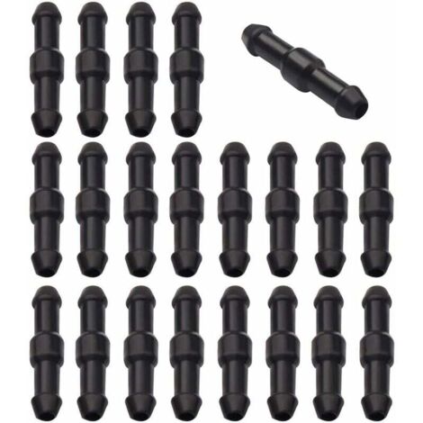 20 conectores de manguera, conector recto para manguera de lavaparabrisas.