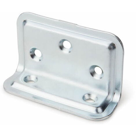 20 connecteurs bois équerres 70 x 40 x 25 mm, grande et réglable pour encastrement, zingué