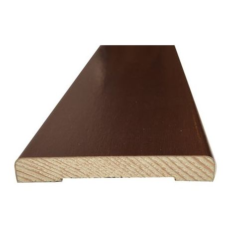 coprifilo mostrina con aletta 7 cm legno grezzo piatto aletta mm 15