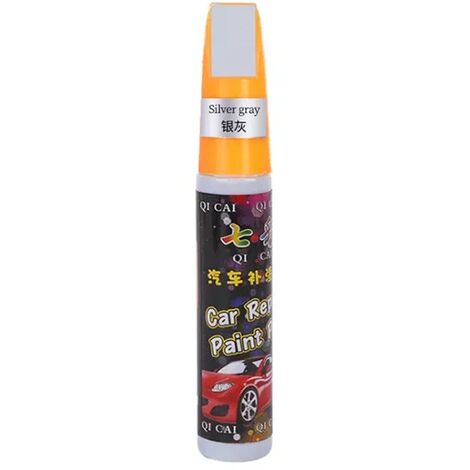 20 couleurs de Réparation De Rayure De Voiture Peinture Stylo Auto Retouche Stylo Voiture Soins Rayure Claire Décapant Peinture Soins Auto Réparation Remplir Peinture Stylo,Italie,Silver Grey