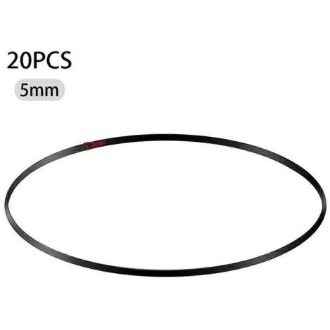 20 courroies en caoutchouc assorties pour la réparation d'enregistreurs (110-145 mm) - Compatibles avec les cassettes audio.