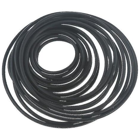 20 courroies en caoutchouc de 1,5 mm pour cassettes audio, DVD et platines vinyles - Courroies résistantes en caoutchouc