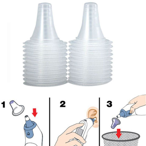20 Einwegkappen für Braun-Thermometer, PP-Kunststoff-Spitzenschutz für Thermometer