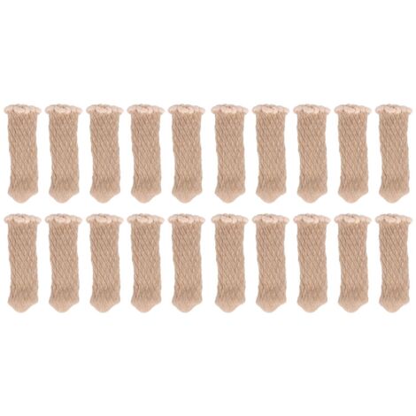20 elastische Acryl-Stuhlbeinüberzüge, 10,5 cm, geräuschdämpfend und schützend, 20er-Packung