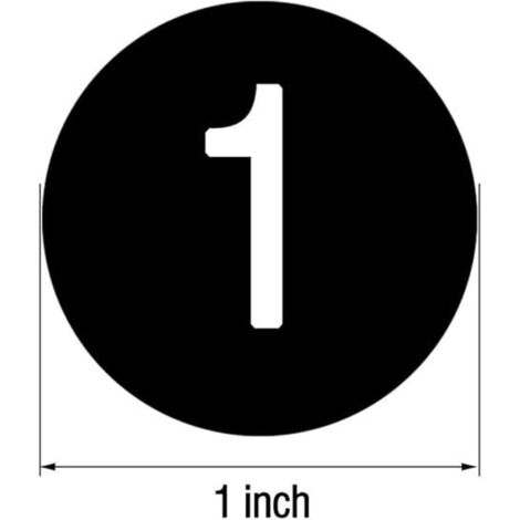 20 Feuilles 1 à 50 Numéros Autocollants 51 à 100 Numéros Autocollants Vinyle Numéros Consécutifs Autocollants 1 Pouce Autocollants Autocollants