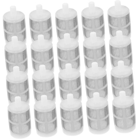 20 Filtre à Eau, Maille Entrée, Plastique, Pour Pulvérisateur Électrique, Nettoyage