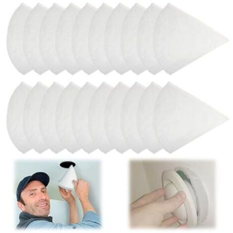 20 filtri conici DN 125, filtro G4 per sistema di ventilazione, filtri conici lunghi 180 mm, compatibili con tutti i tipi di sistemi di ventilazione.