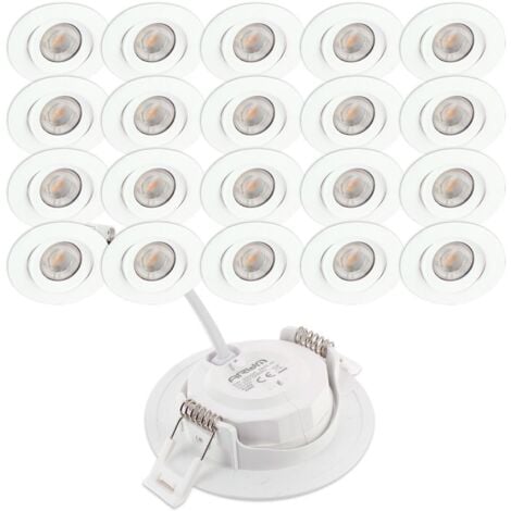 Foco empotrable LED 8W Regulable 4CCT IP65 para baños y cocinas