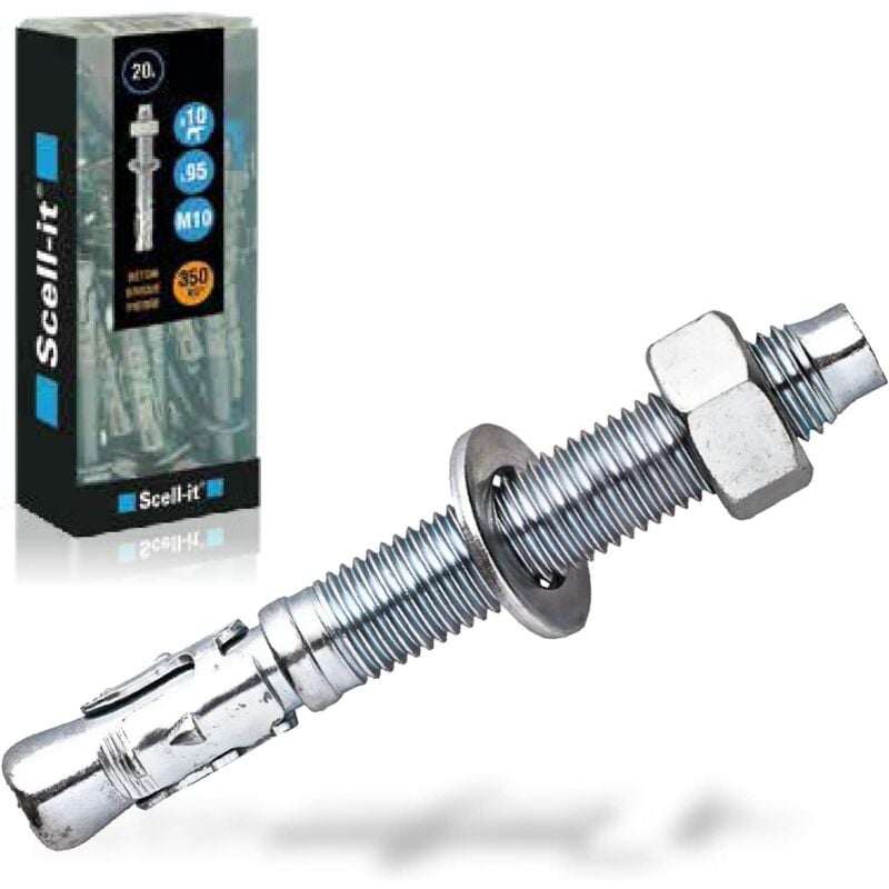 Scell-it - 20 goujons ancrage acier M10 X95 mm