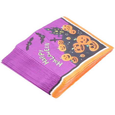 20 Halloween-Kürbis-Servietten – Ideal für Hochzeiten, Weihnachtsfeiern und besondere Anlässe