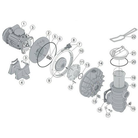 20 - Joint de couvercle pompe 5P2R