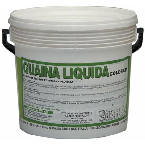 20 kg guaina liquida resinosa grigia mastice pittura liquido resina superfici