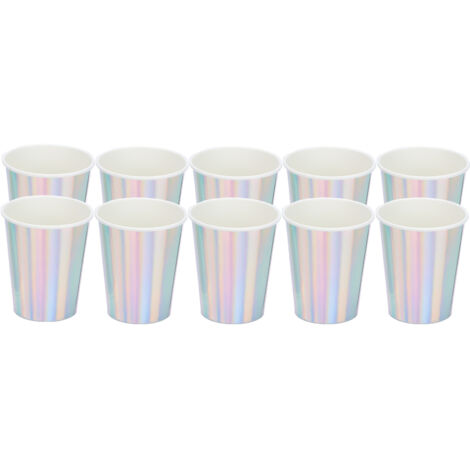 20 kompostierbare, wiederverwendbare Papierbecher für Kaffee, Tee, Saft – ideal für umweltfreundliche Partys, Veranstaltungen und Empfänge